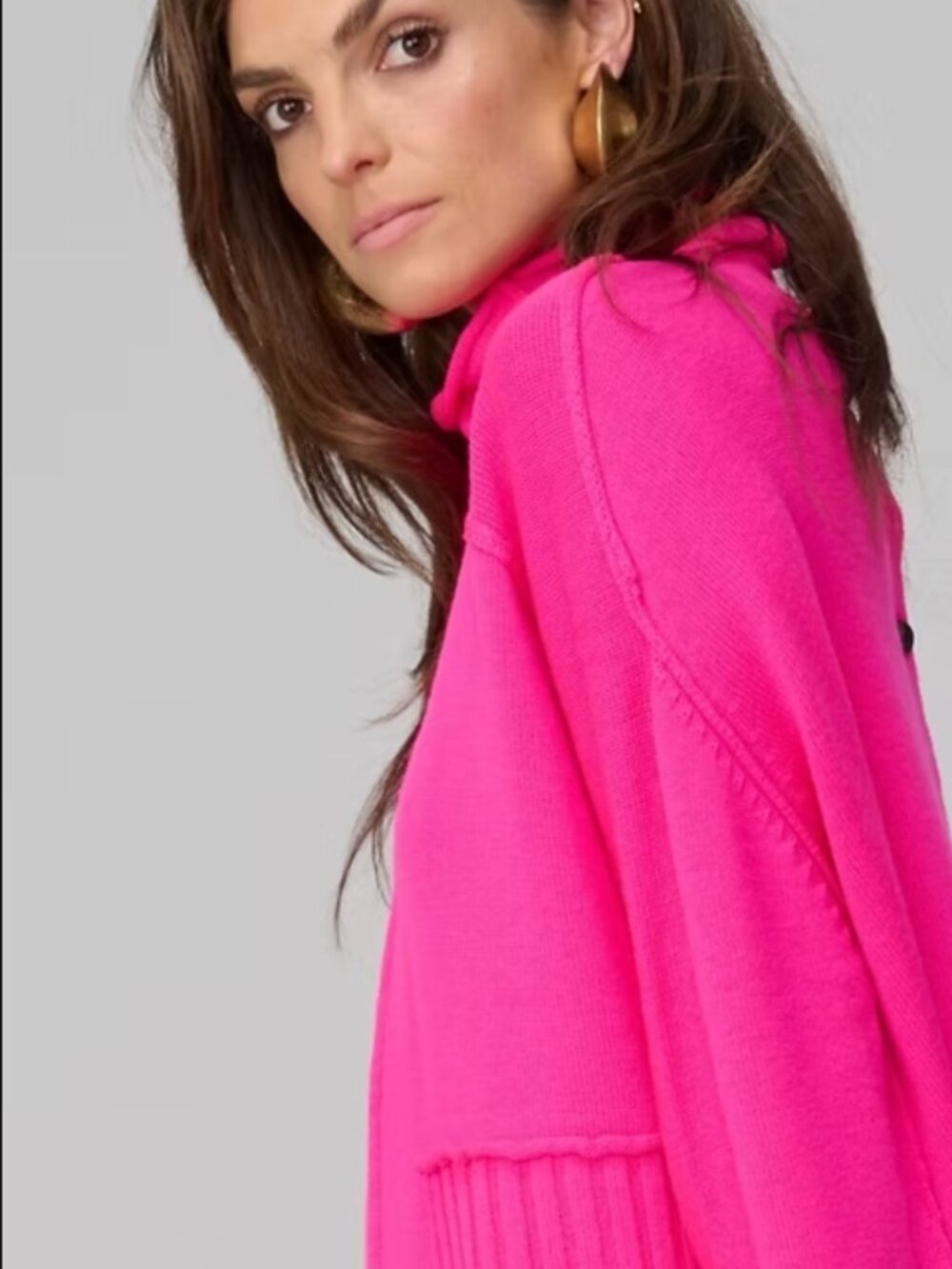 Women's Banana Blue Merino Wool Cardigan Pink